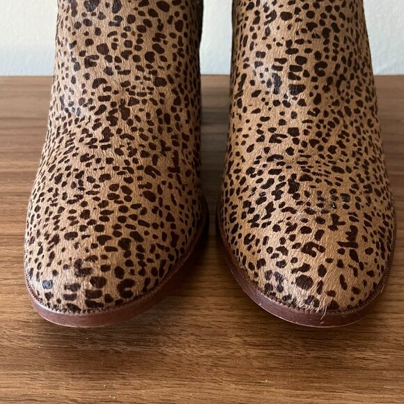Madewell The Laura Chelsea Boot in Spotted Calf Hair Size 8 - Picture 5 of 7